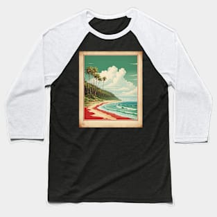 Fraser Island Australia Vintage Travel Poster Tourism Art Baseball T-Shirt